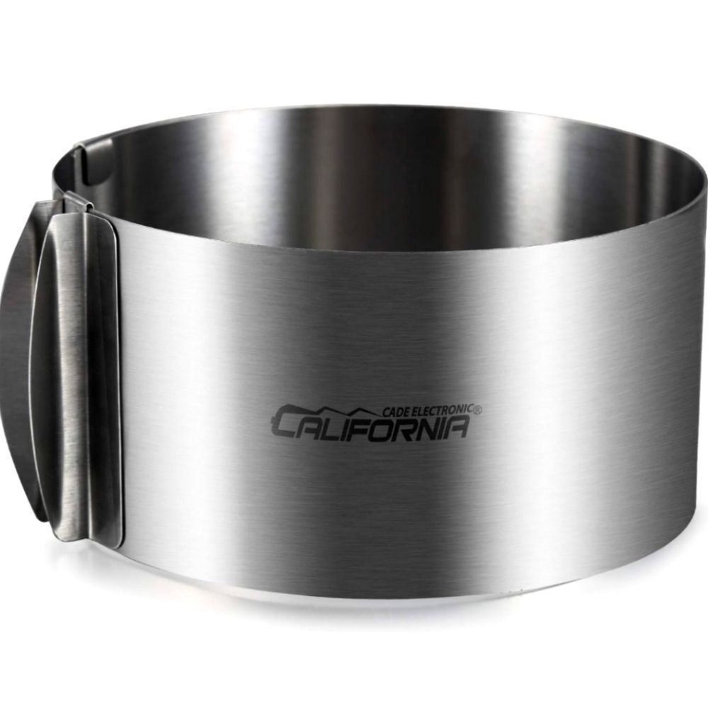 California Cade Electronic Cake Ring Adjustable Stainless Steel 6" Baking Mold